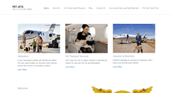 Desktop Screenshot of petjets.net